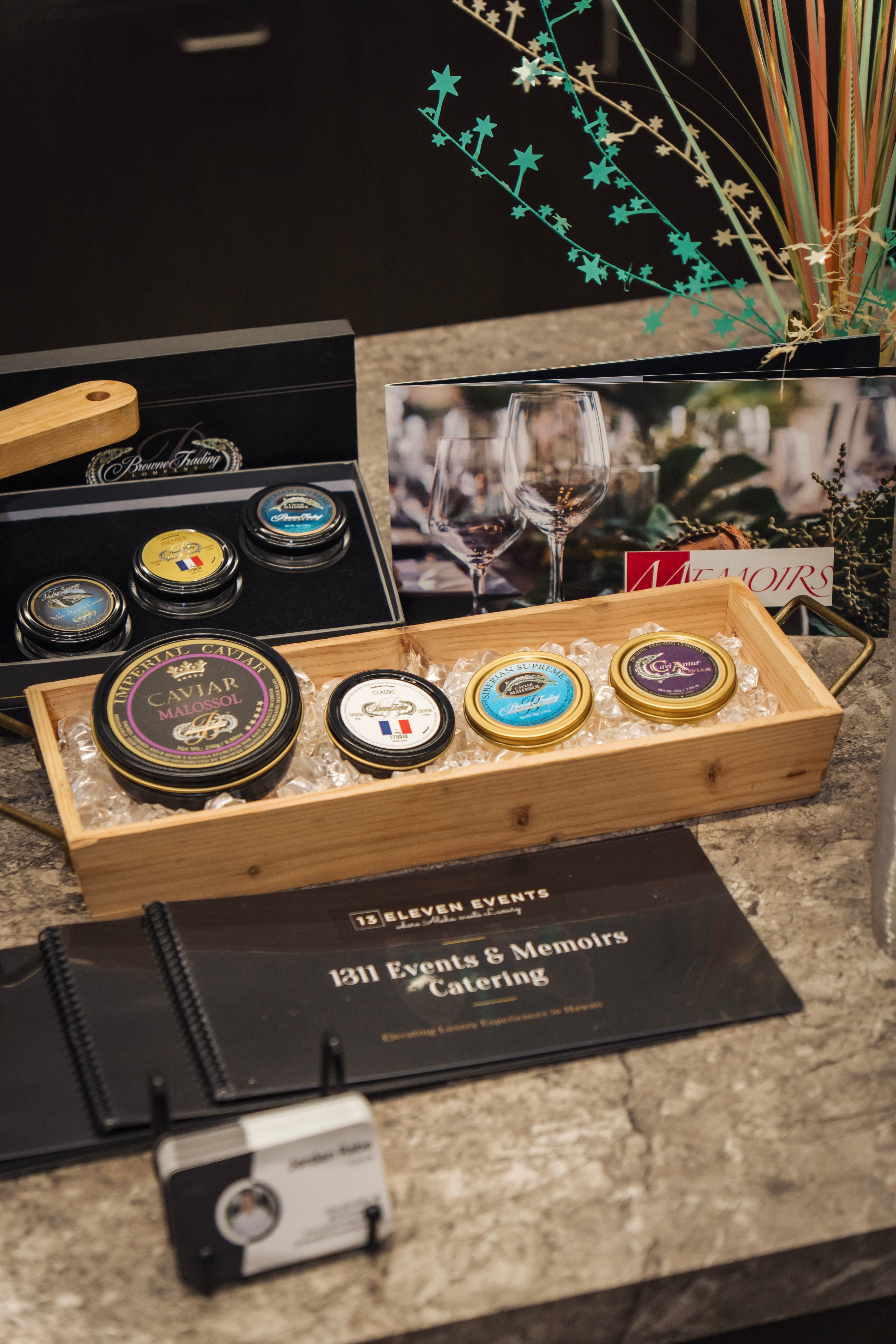 Caviar presentation