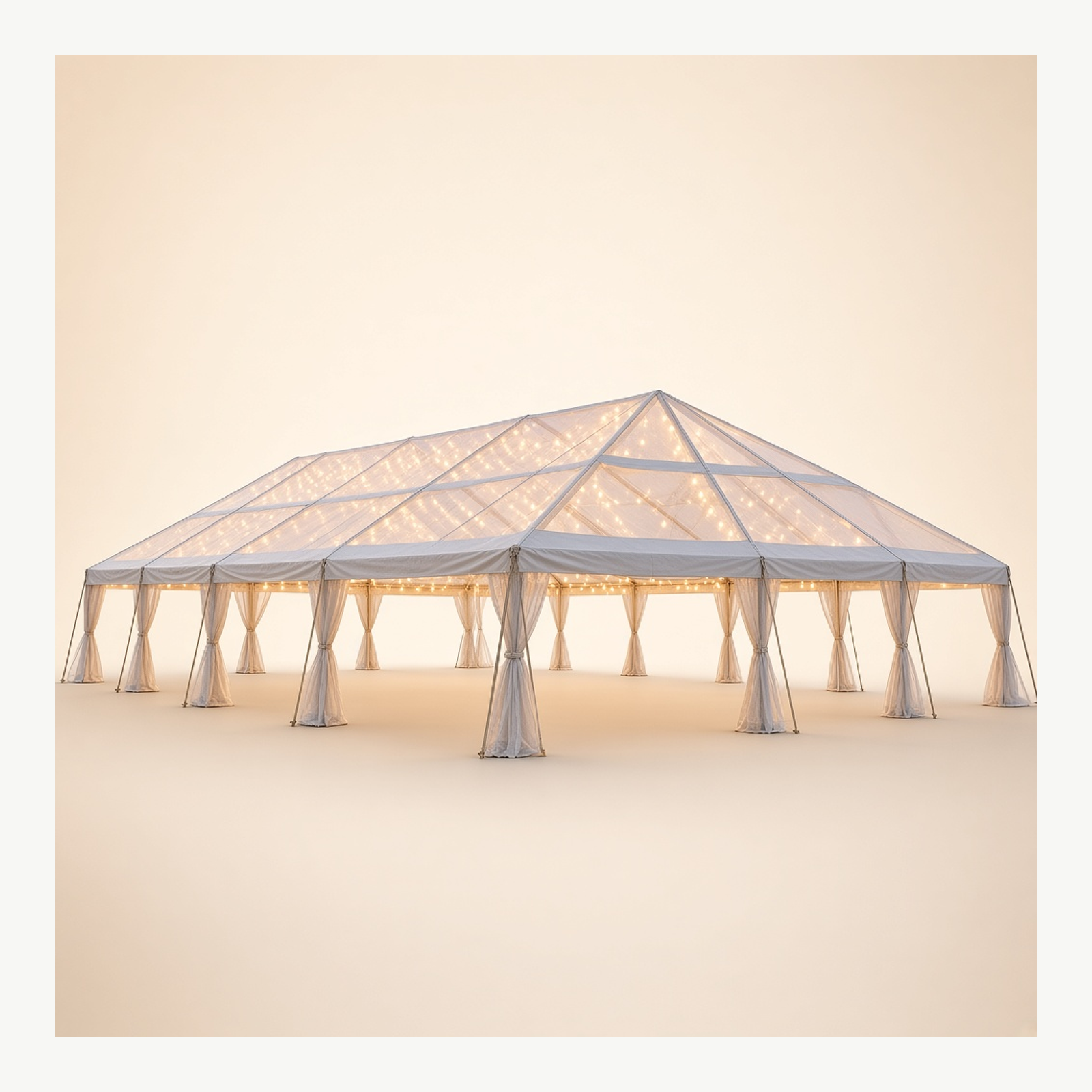 40×40 Clear Tent