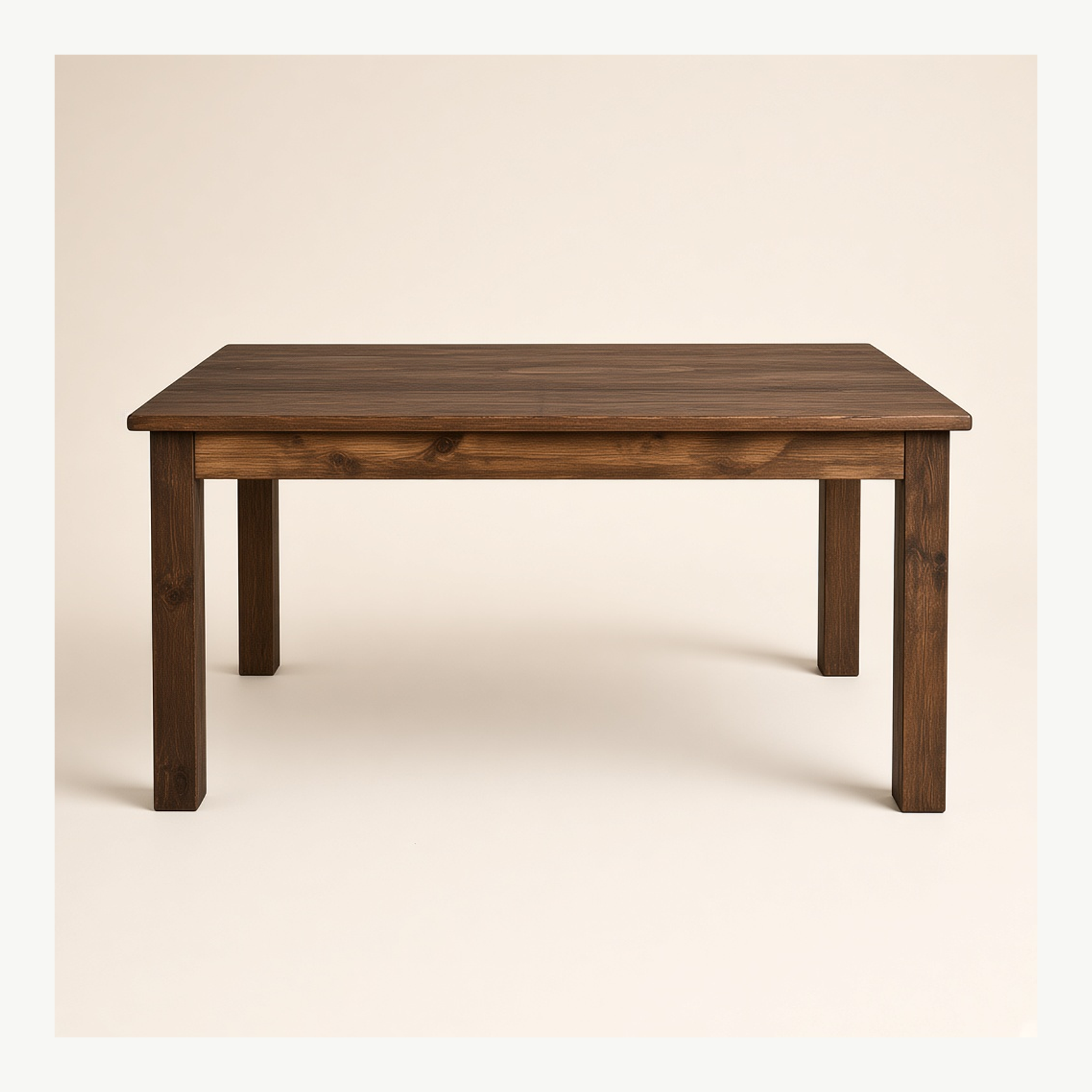 6' Darkwood Farm Table