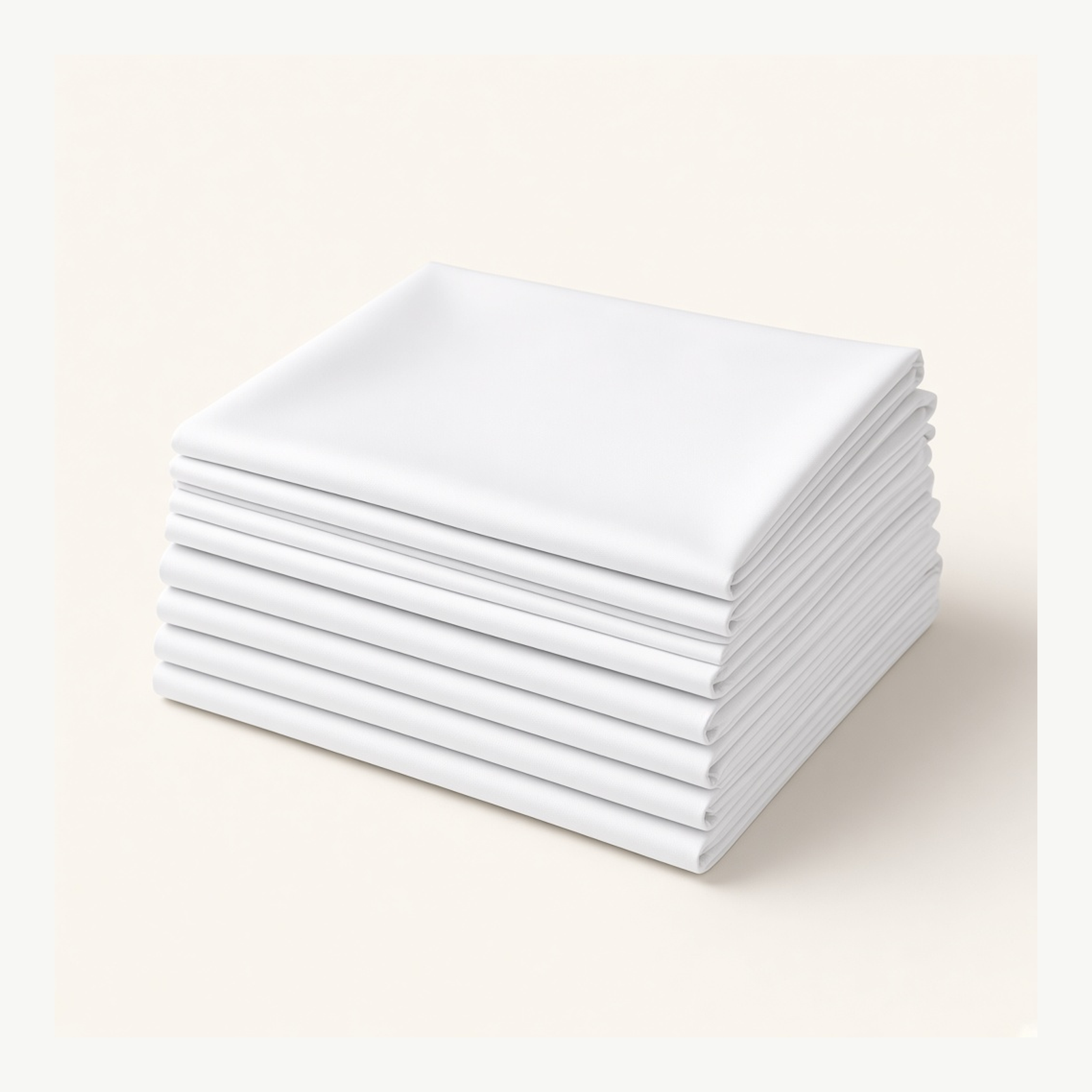 6' White Tabledrapes