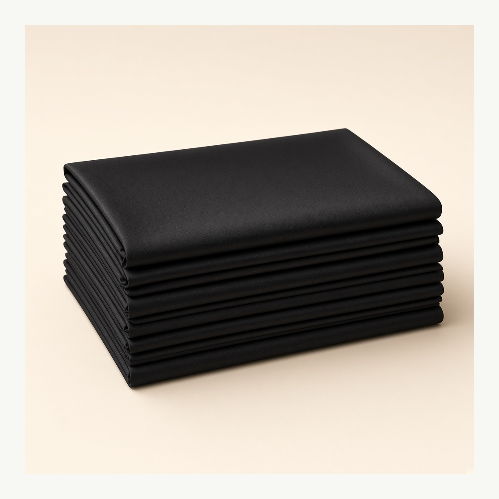 8' Black Tabledrapes