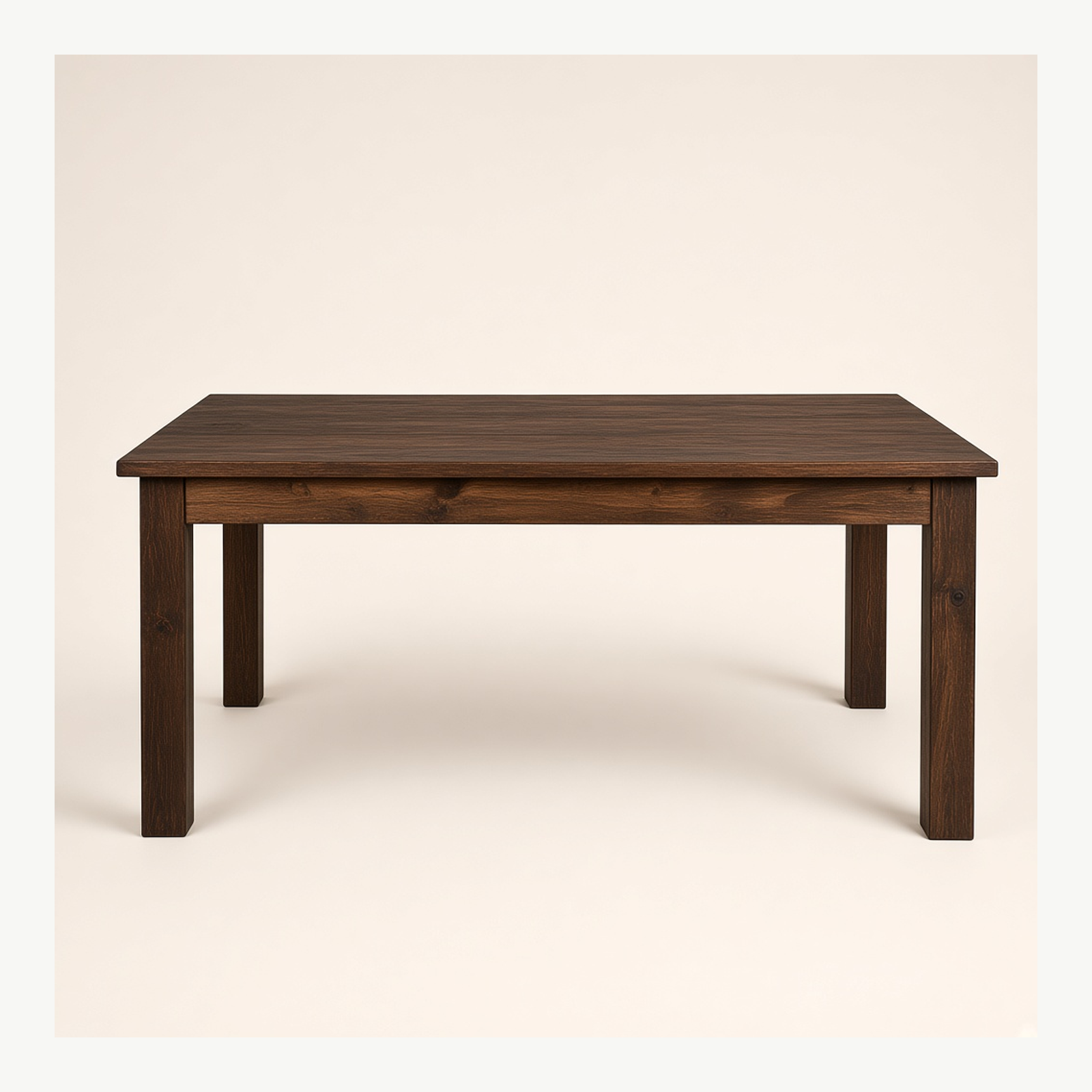 8' Darkwood Farm Table