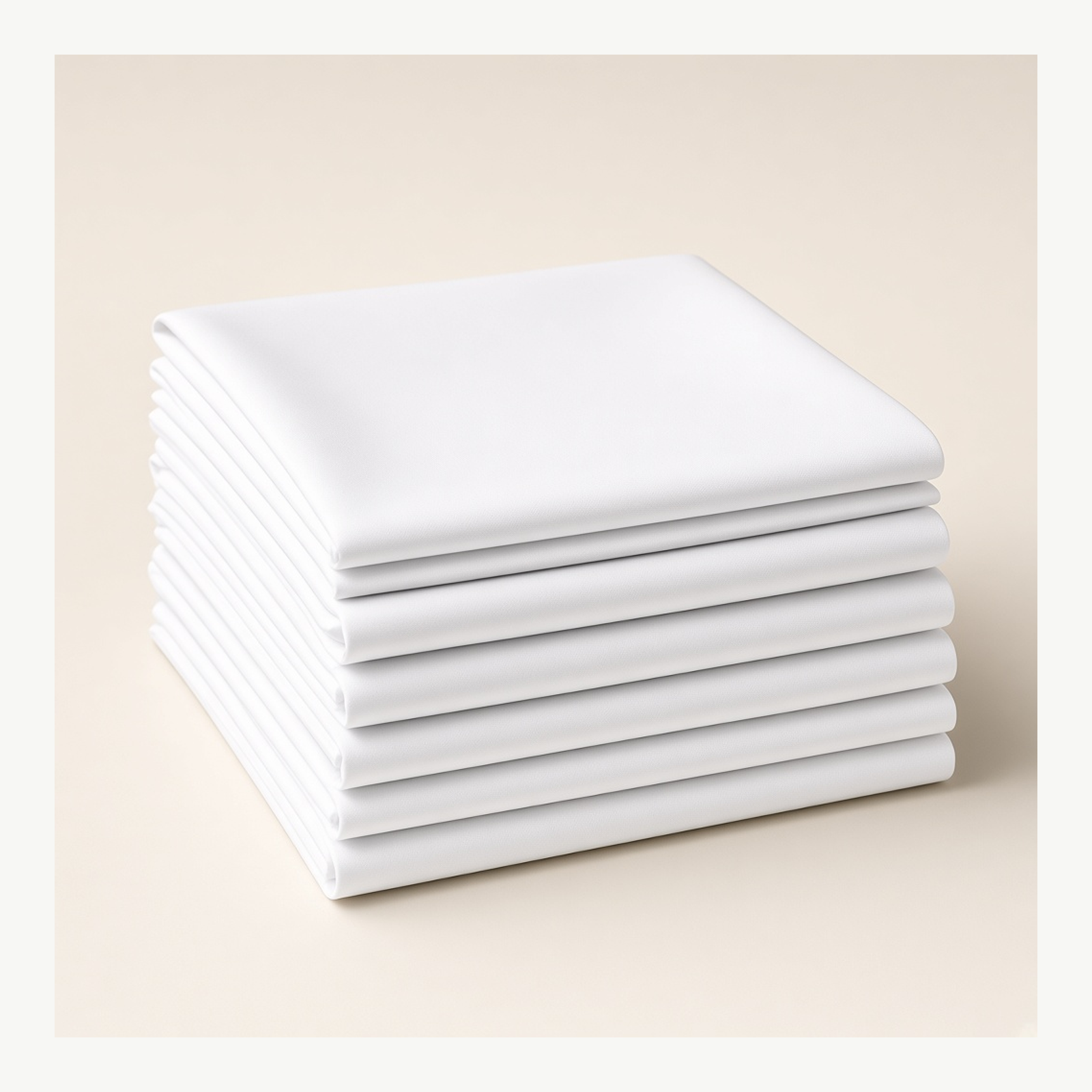 8' White Tabledrapes