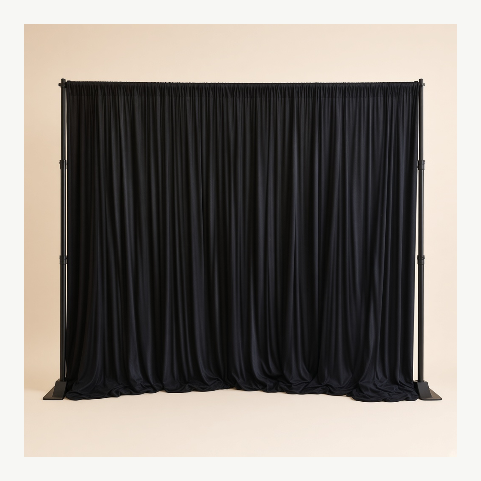 Black Pipe and Drape