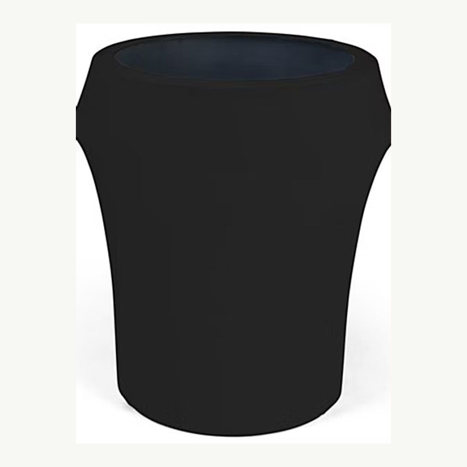 Black Spandex Trashcan Cover