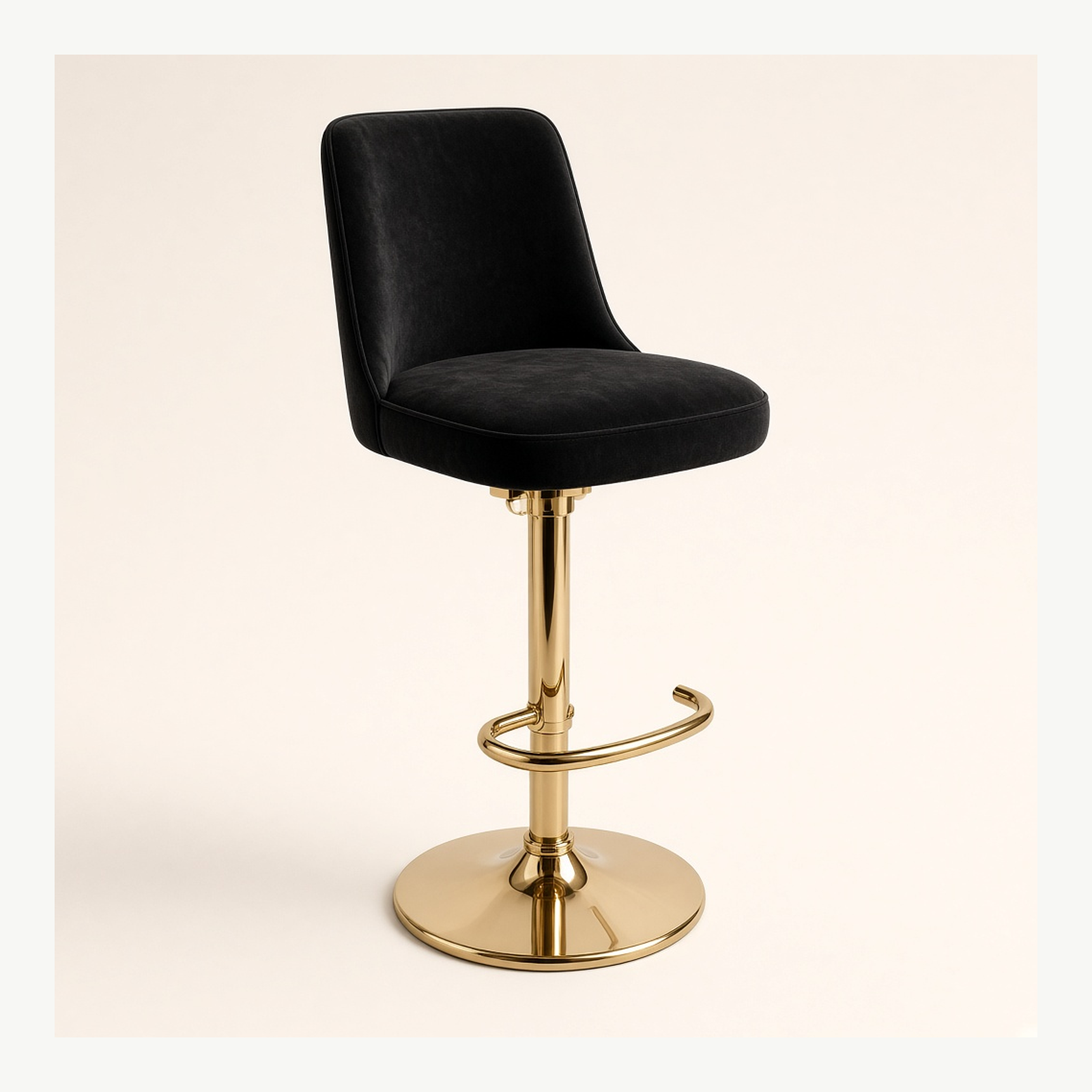 Black and Gold Barstools