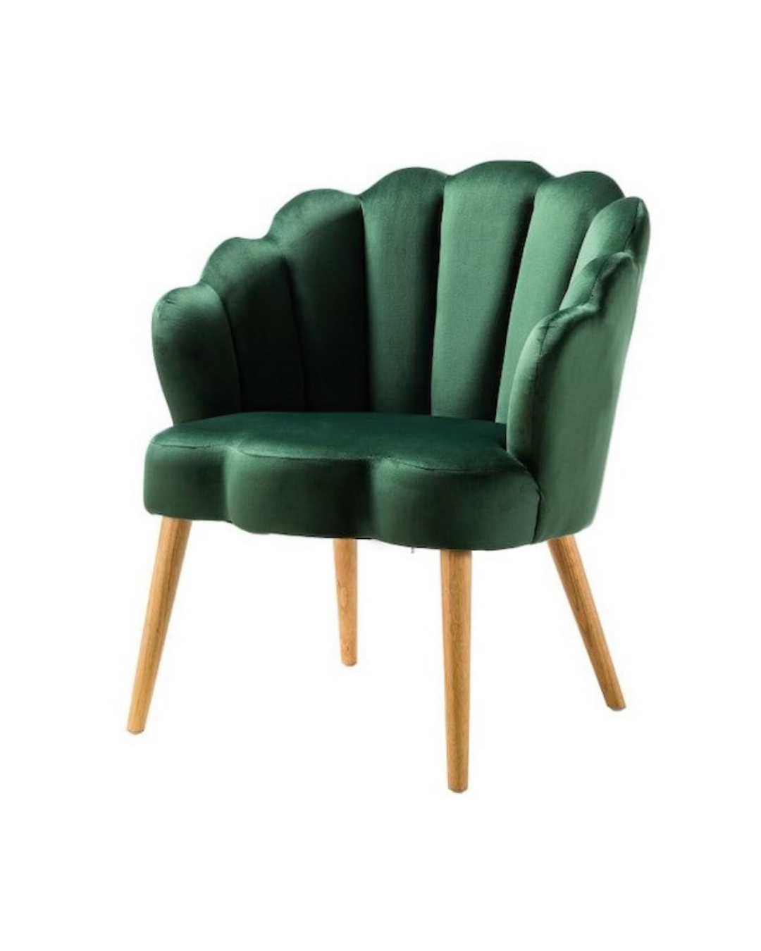 Emerald Green Felt Chair