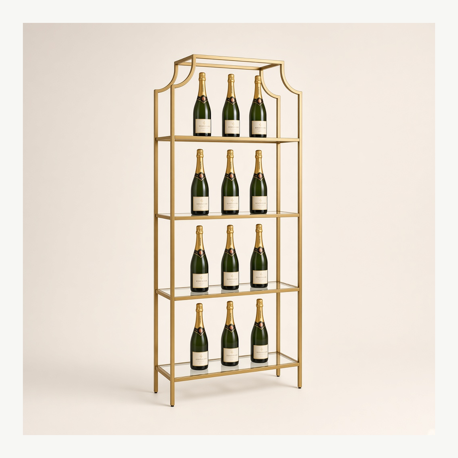 Gold Champagne Display