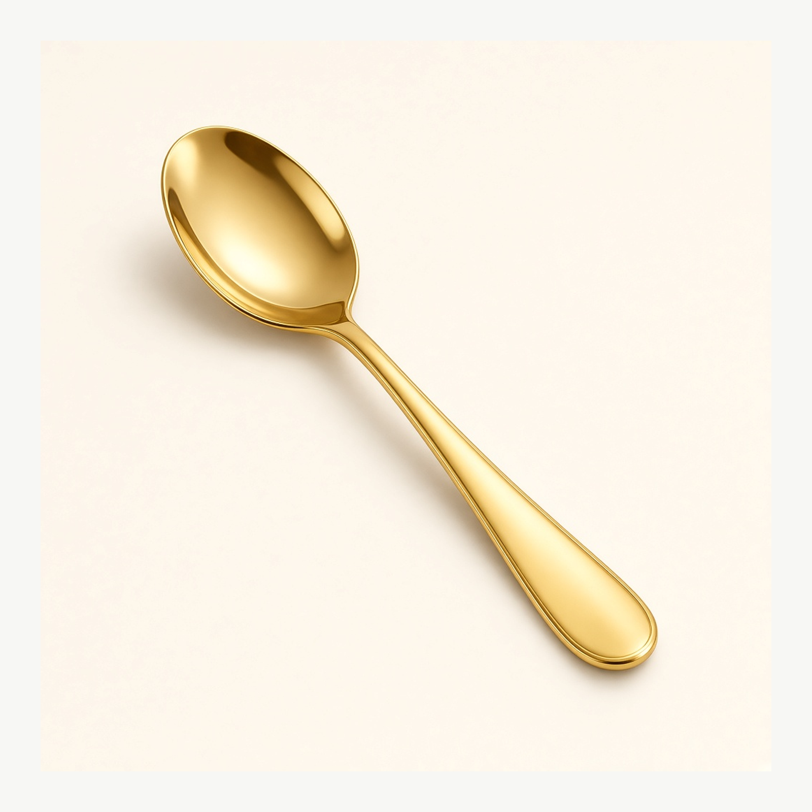 Gold Soup Spoon