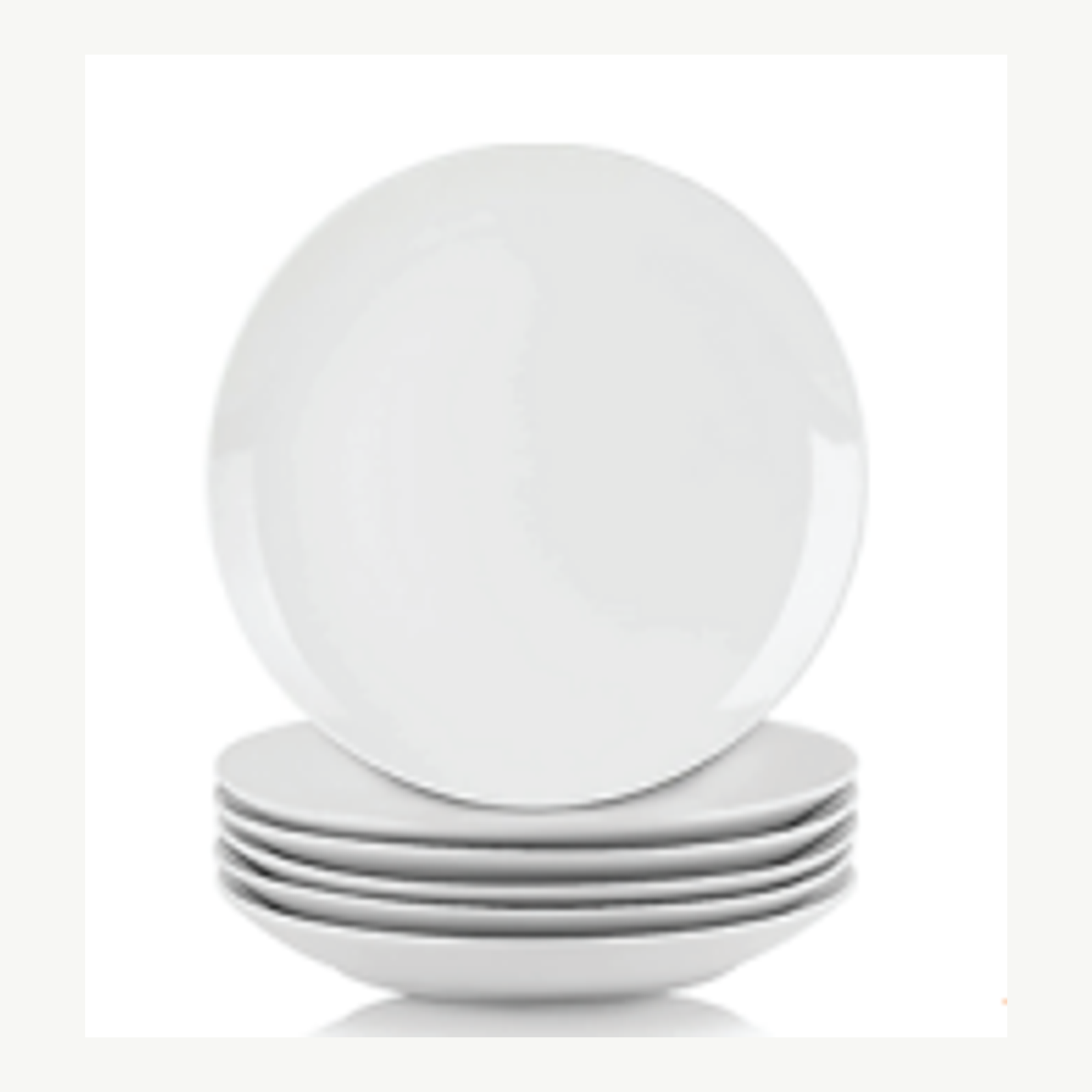 White 7.5" Plate