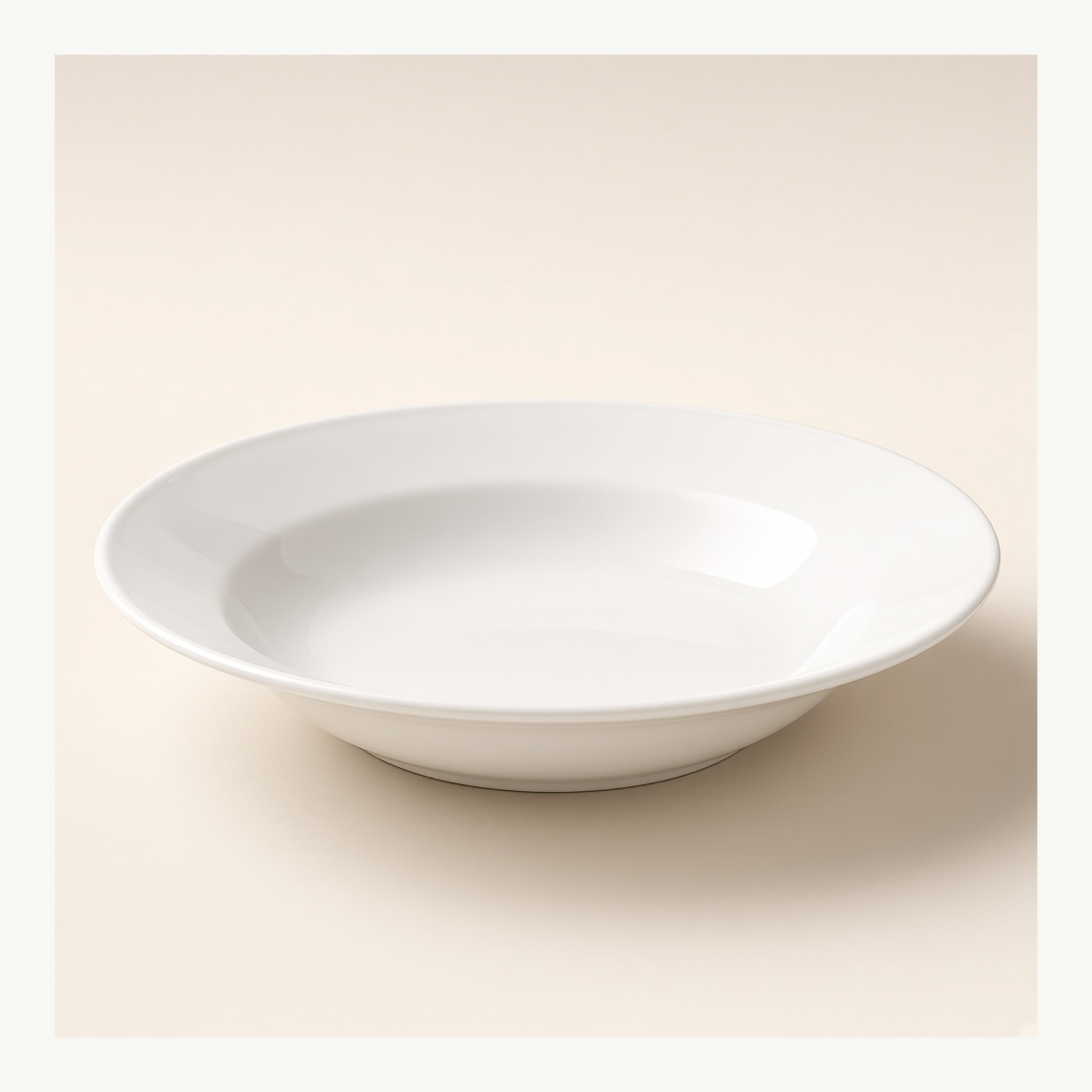 White Pasta Bowl