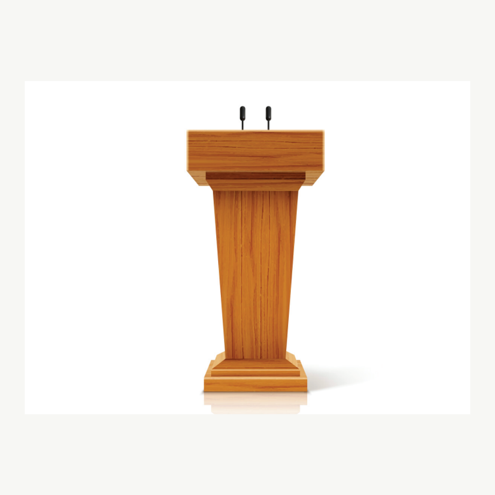 Wooden Podium